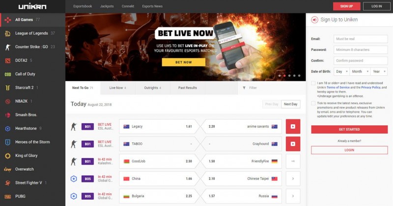 Investor sues esports gambling startup Unikrn