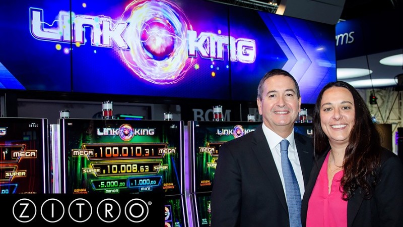 Zitro suma sus progresivos Link King a los casinos Crown de Cali y Bogotá