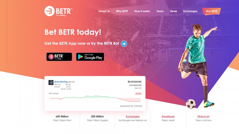 BETR announces new blockchain-based affiliate program