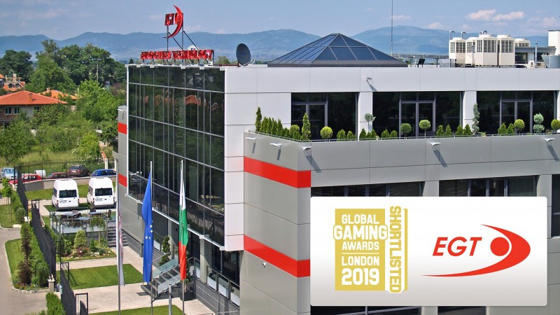 EGT es candidata al "Proveedor de casino del año" en los GGA Londres