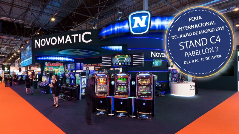 Novomatic develará una máquina recreativa mixta en la Feria Internacional del Juego
