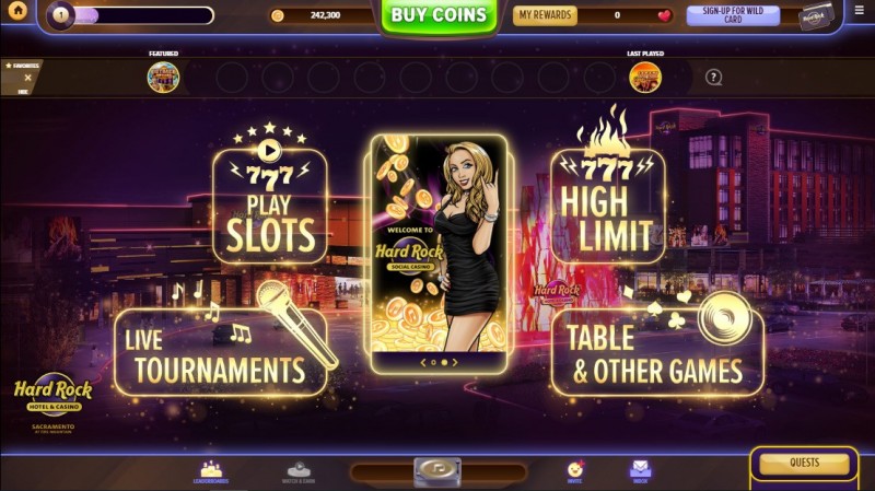 Hard Rock Sacramento launches its free online social gaming