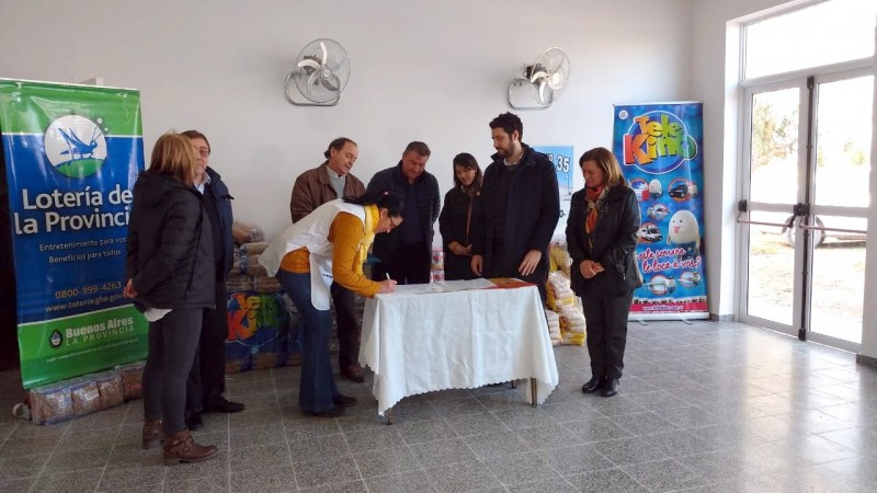 Lotería de la Provincia de Buenos Aires realizó una nueva donación junto a Telekino