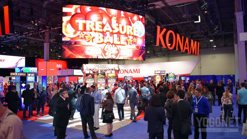 Konami introduces world product premieres at G2E