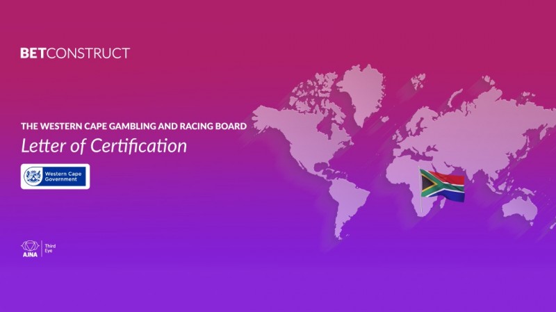 BetConstruct obtuvo una nueva certificación en Sudáfrica
