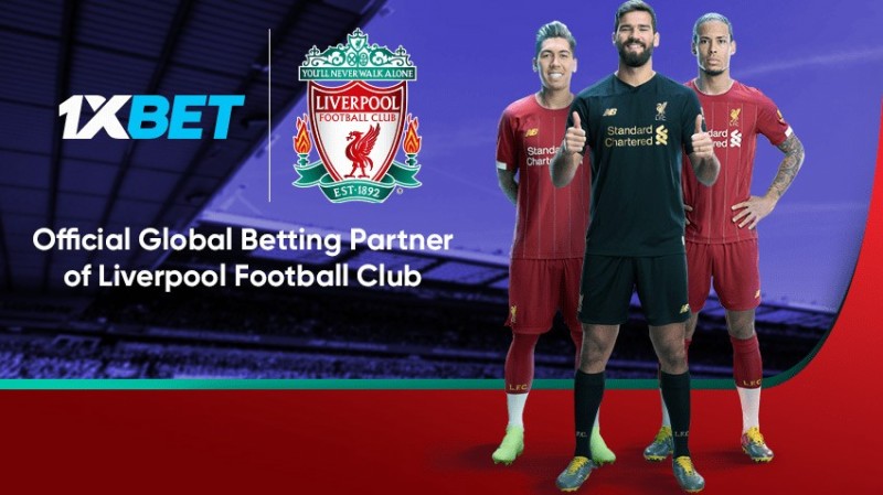 1xBet es el nuevo patrocinador del Liverpool FC