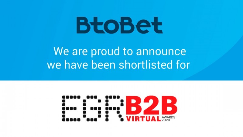 BtoBet fue nominada en tres categorías en los premios EGR B2B 2020 