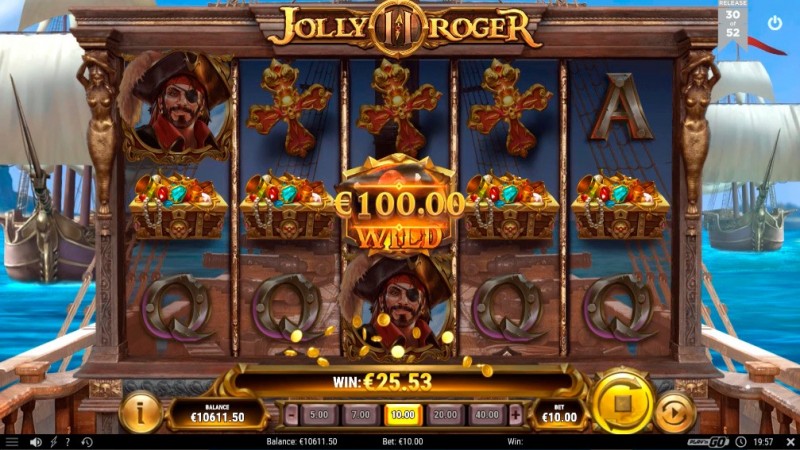Play’n GO releases new video slot Jolly Roger 2