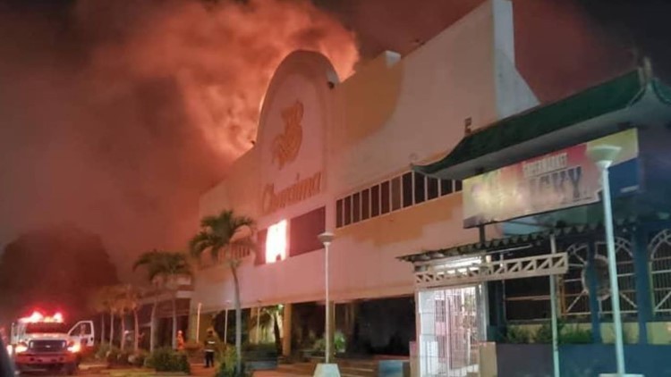 Un incendio destruyó parte del Bingo Charaima en la Isla Margarita