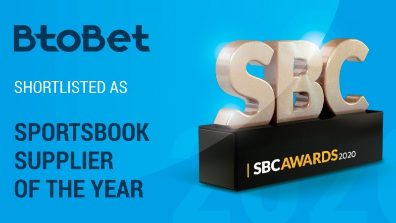 BtoBet finalist for SBC’s “Sportsbook supplier of the year” award