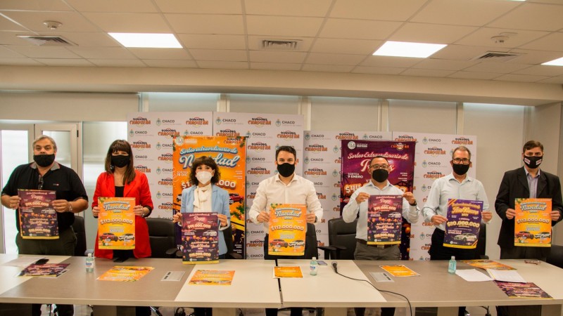 Lotería Chaqueña presentó los sorteos de fin de año de la Lotería Unificada