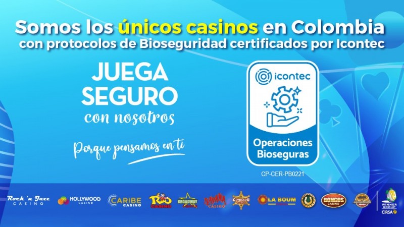 Winner Group alcanza la certificación de Icontec para sus protocolos de bioseguridad