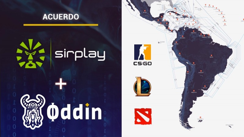 Sirplay y Oddin ofrecerán apuestas en esports al mercado latinoamericano