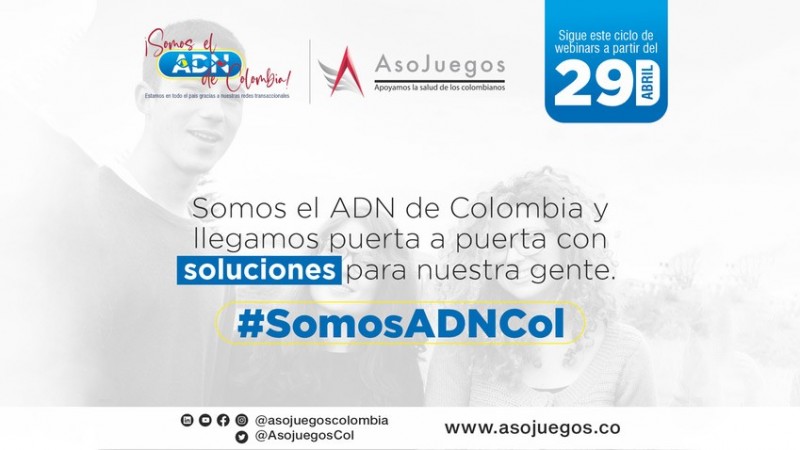 Asojuegos lanza hoy su ciclo "Somos el ADN de Colombia"