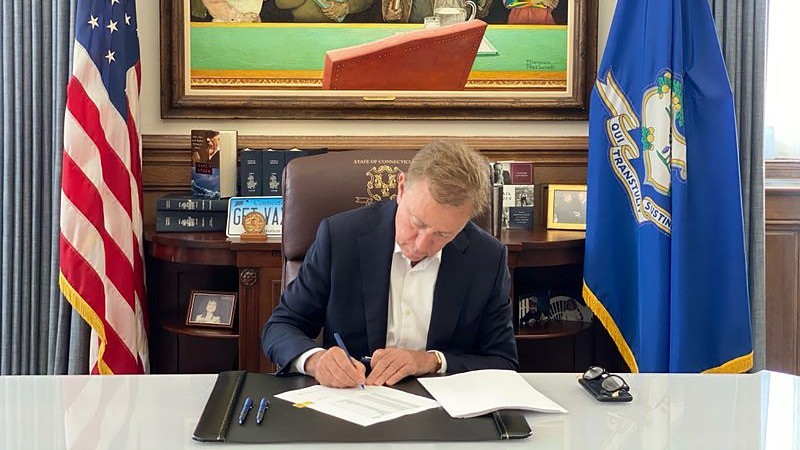 Connecticut Gov. Lamont signs sports betting bill that now awaits federal approval