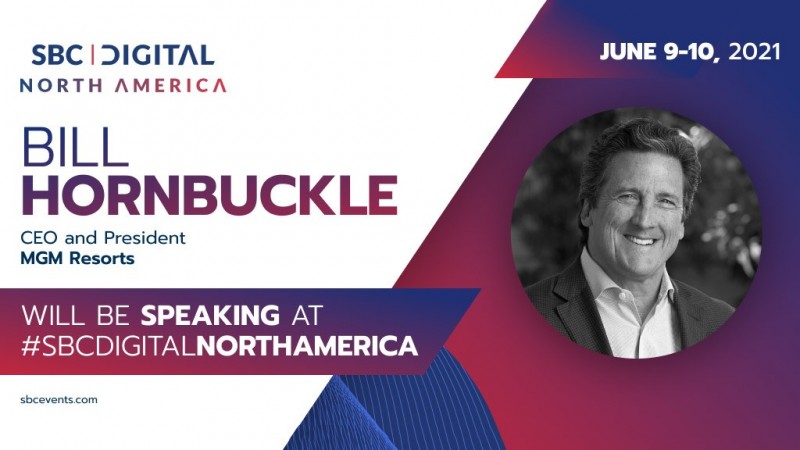 MGM CEO Bill Hornbuckle confirmed as a speaker for SBC Digital North America 