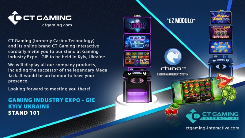 CT Gaming to showcase newest Mega Jack at Ukrainian gaming expo
