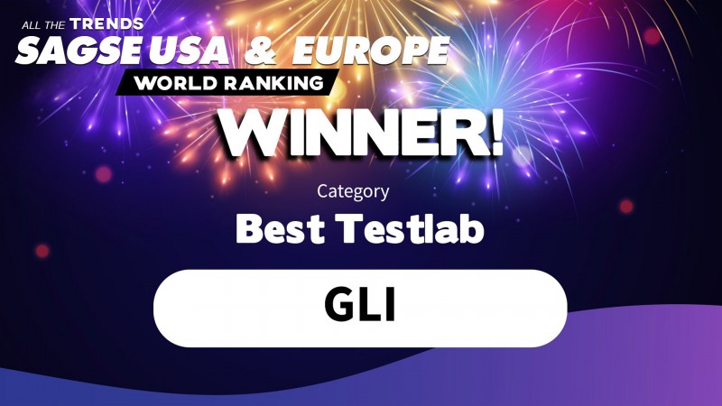 GLI named Best Test Lab in SAGSE USA and Europe Awards 2020