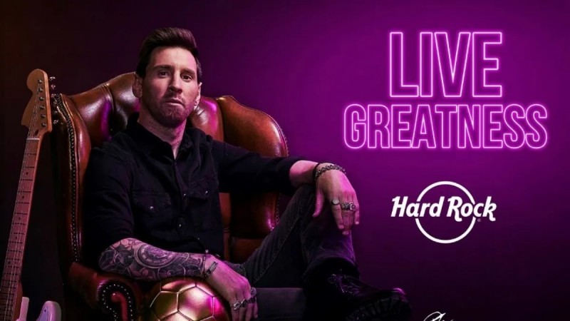 La cadena Hard Rock suma a Lionel Messi como embajador de marca