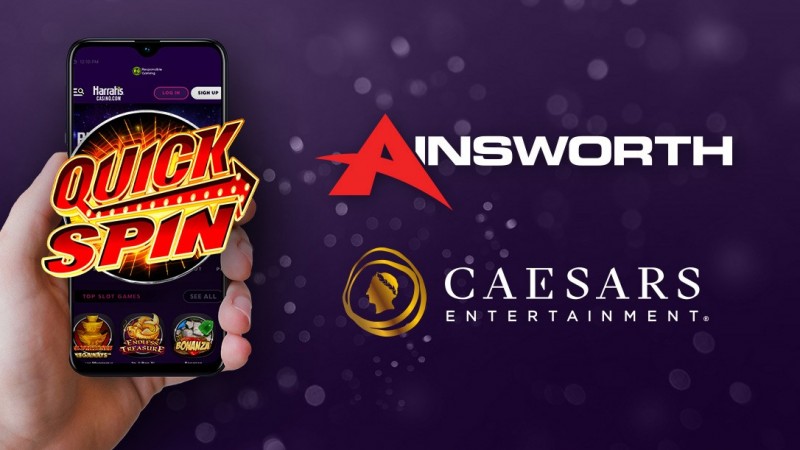 Los casinos online de Caesars incorporan slots de Ainsworth en Nueva Jersey