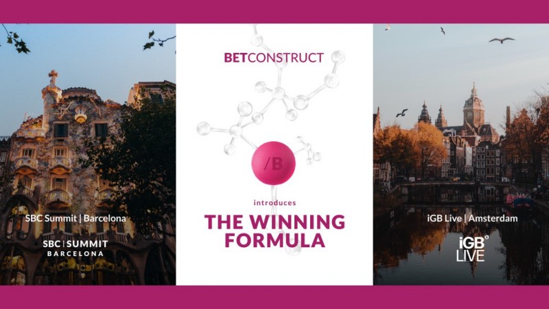 BetConstruct presenta "una fórmula ganadora" en tres importantes encuentros con la industria