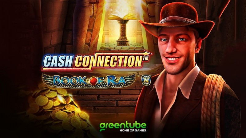 Greentube lanzó su nuevo título "Cash Connection - Book of Ra"