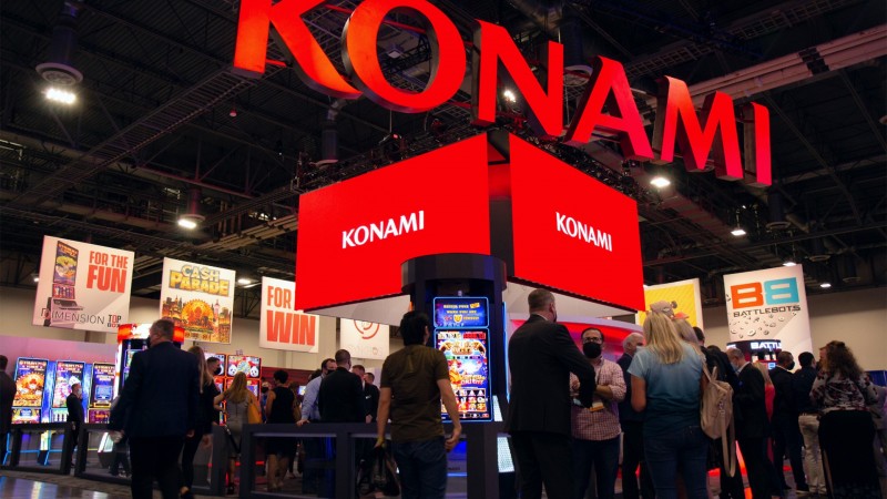 Konami introduces new slots cabinets, HHR games and systems tech at G2E