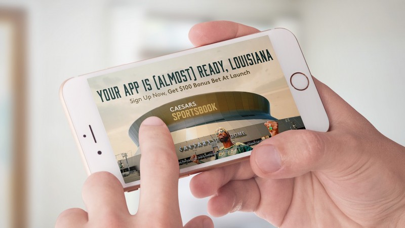 Caesars Sportsbook app already live in Louisiana ahead of market launch