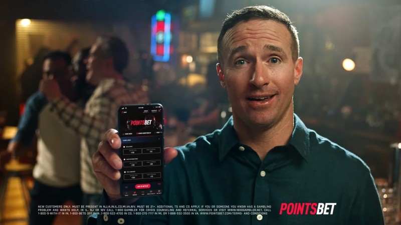 PointsBet debuts "Live Your Bet Life" campaign starring NFL's Drew Brees
