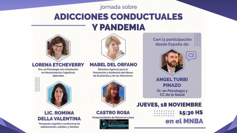 Argentina: el operador neuquino anunció una jornada sobre adicciones conductuales en pandemia