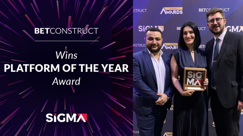 BetConstruct's Spring gets "Platform of the Year" award at SiGMA