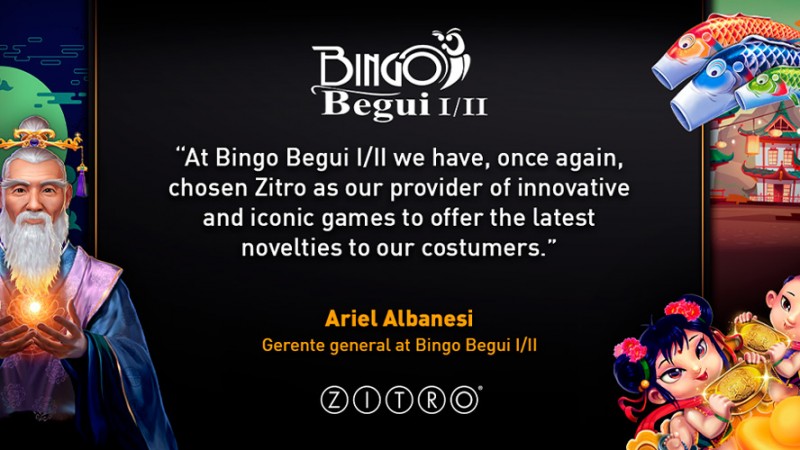 Zitro’s games and cabinets arrive at Bingo Begui in Buenos Aires 