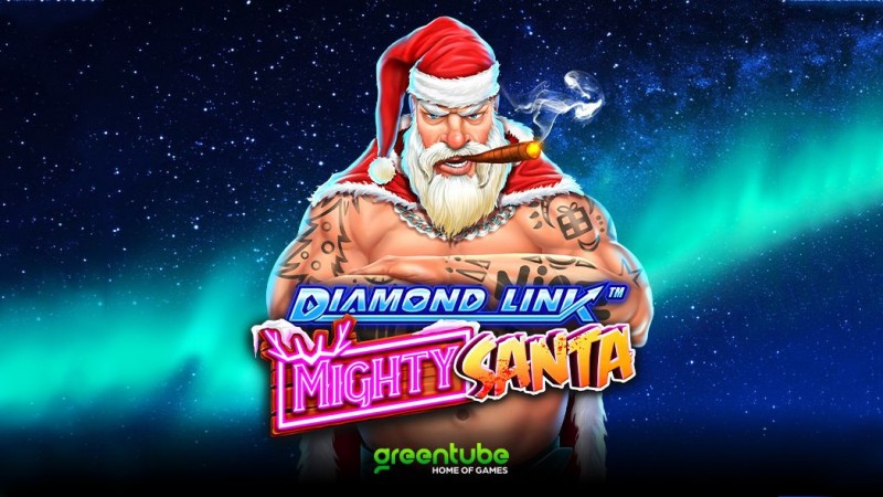 Greentube lanzó Diamond Link: Mighty Santa, su última tragamonedas navideña
