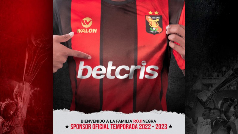 Betcris patrocinará al equipo de fútbol peruano FBC Melgar
