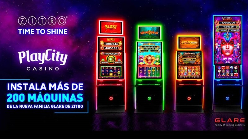 PlayCity de México instala más de 200 máquinas Glare de Zitro