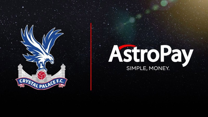 AstroPay firmó un acuerdo de patrocinio con el Crystal Palace FC de la Premier League inglesa