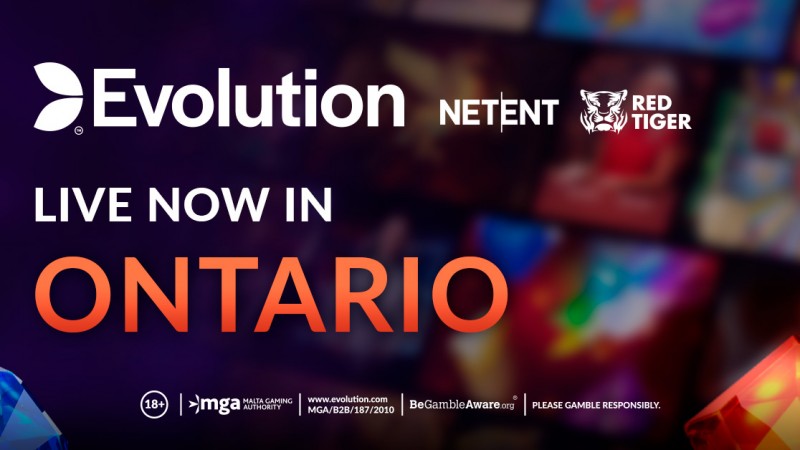 Evolution goes live on Ontario's iGaming debut with operators including 888, BetMGM, RSI, theScore Bet