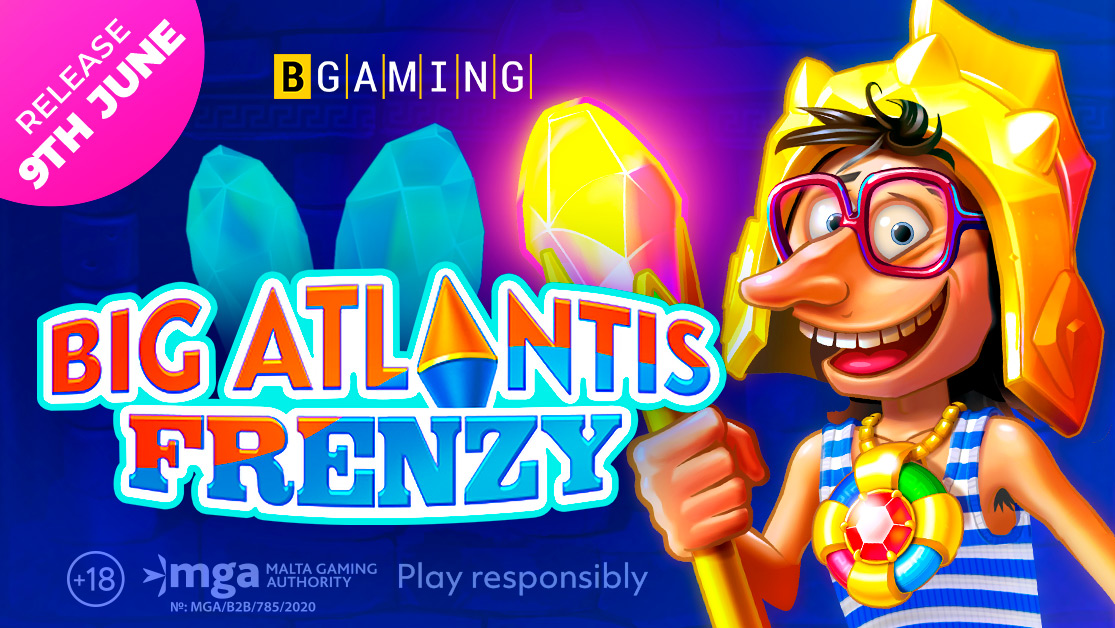 BGaming to launch The Big Atlantis Frenzy in June, a sequel to comedy slot Dig Dig Digger