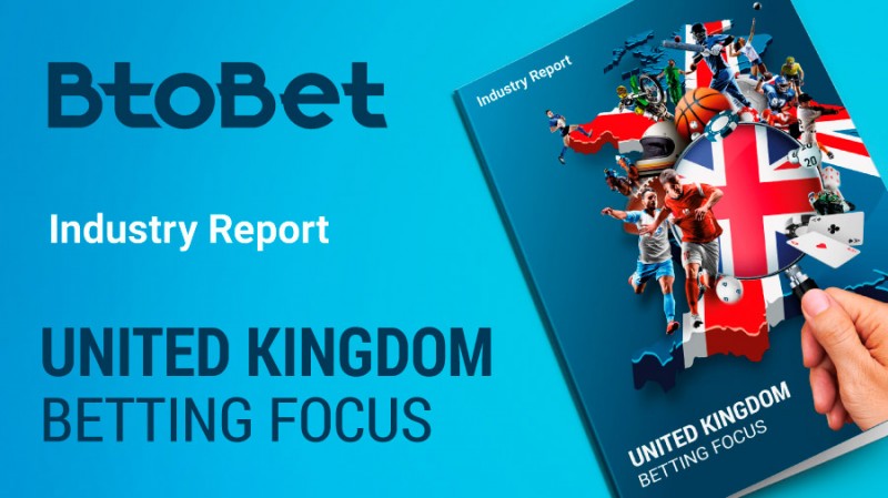 Un nuevo informe de BtoBet analiza las apuestas deportivas de RU como el segundo segmento online más popular