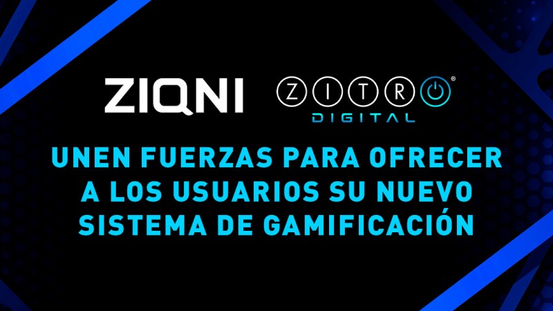 Zitro Digital une fuerzas con ZIQNI para ofrecer un nuevo sistema de gamificación